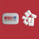 Custom shaped mints in printed tin with logo
