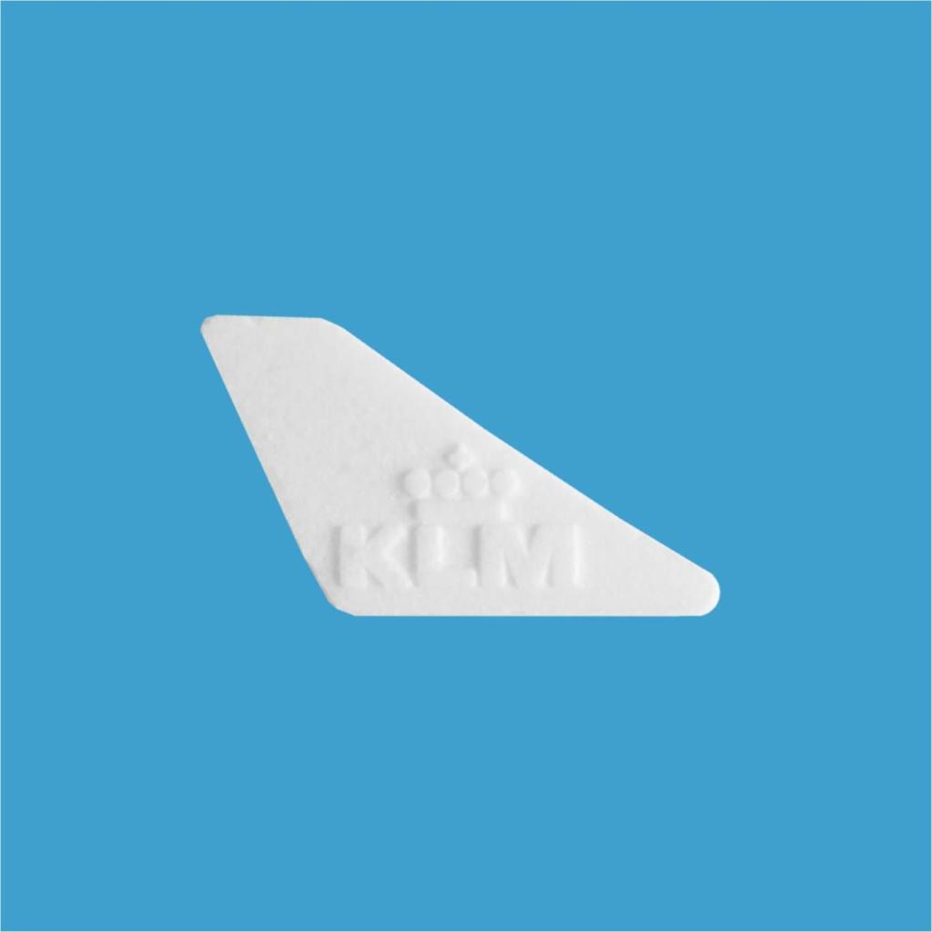 Custom moulded mints wing shaped